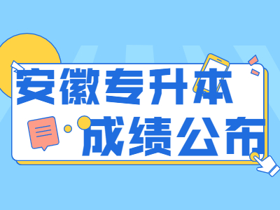 安徽財經大學專升本成績公布