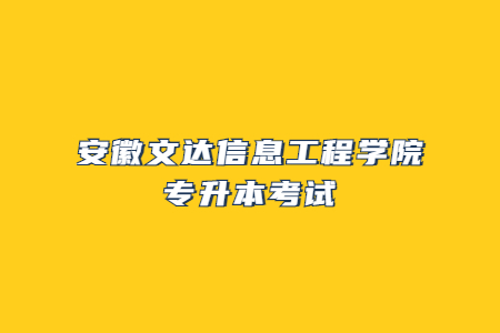 安徽文達信息工程學院專升本考試.jpg